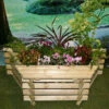 Flat Back Planter With Seat 1 Flat Back Planter With Seat -Green Garden World norlog flat back planter giant