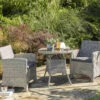 Kettler Palma Bistro Set In White Wash 1 Kettler Palma Bistro Set In White Wash -Green Garden World palma bistro giant