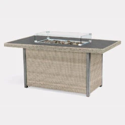Kettler Palma Sofa Set With Firepit Table In Oyster And Stone 10 Kettler Palma Sofa Set With Firepit Table In Oyster And Stone -Green Garden World palma fire pit table alu slat top new oyster1400 2