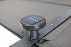 Kettler Deluxe 3 X 3.5m Aluminium Panalsol (with LED Solar Lights) -Green Garden World panalsol deluxe detail giant