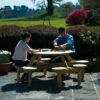 Pine FSC Gleneagles 8 Seater Picnic Table By Alexander Rose 2 Pine FSC Gleneagles 8 Seater Picnic Table By Alexander Rose -Green Garden World pine gleneagles picnic bench