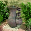 Solar Powered Water Feature - Pitcher Cascade -Green Garden World pitcher cascade
