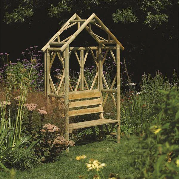 Rustic Timber Garden Seat 3 Rustic Timber Garden Seat