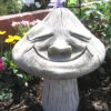Smiling Toadstool Stone Garden Ornament Statue 2 Smiling Toadstool Stone Garden Ornament Statue -Green Garden World smiling toadstool ornament