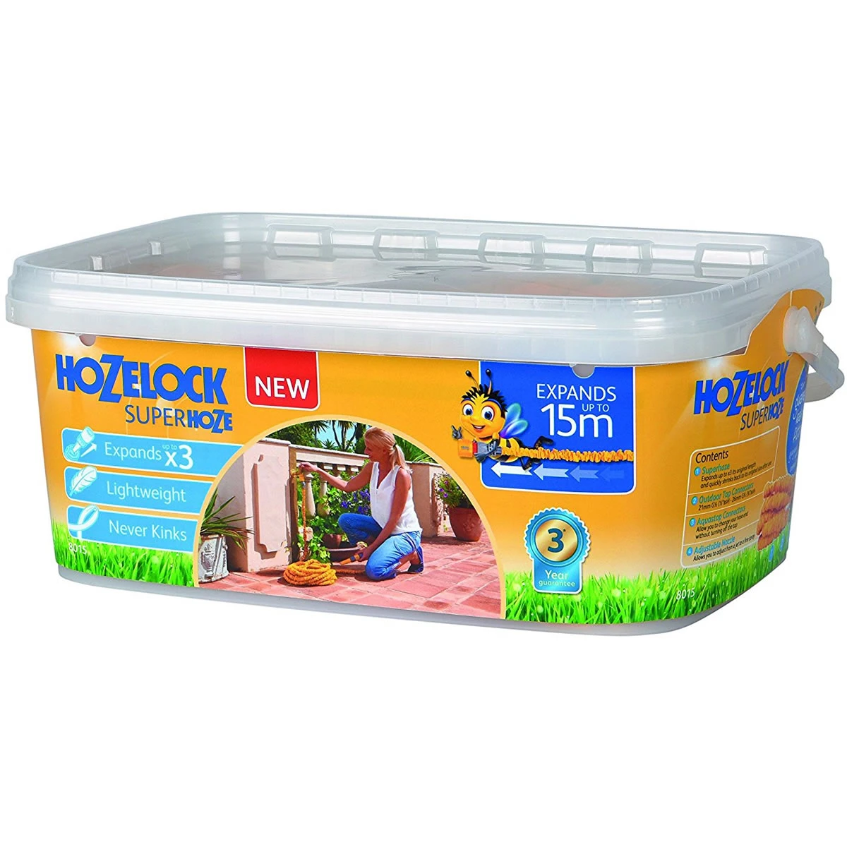 Hozelock Superhoze Expandable Garden Hose - 30m - 8230 4 Hozelock Superhoze Expandable Garden Hose - 30m - 8230 - Image 2