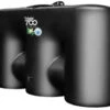 700 Litre Rainwater Harvester - Triplo 700 Black -Green Garden World triplo 700 rainwater harvester black