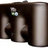 700 Litre Rainwater Harvester - Triplo 700 Oak -Green Garden World triplo 700 rainwater harvester oak