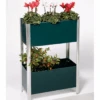 Two Tier Everlasting Planter 30cm Long - Green -Green Garden World twotierplanter green