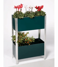 Two Tier Everlasting Planter 61cm Long - Green