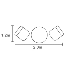 Hartman Westbury Bistro Set In Ash / Slate -Green Garden World westbury bistro footprint20giant